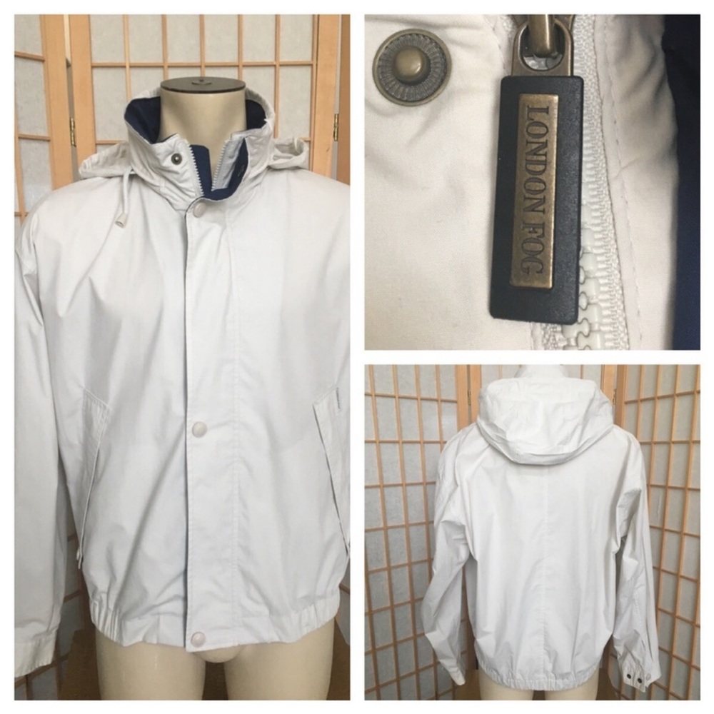 London Fog Lightweight Hooded Jacket SZ L